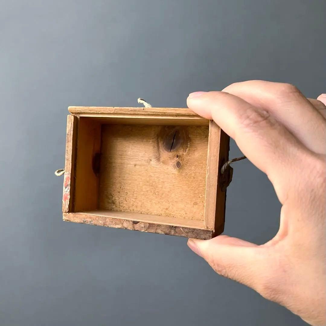 France 小包木箱 蝋印 antique brocante 一点物