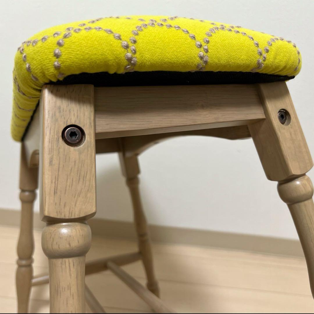 ミナペルホネン スツール タンバリン スリム 【イエロー/グレー】 椅子 ベンチ