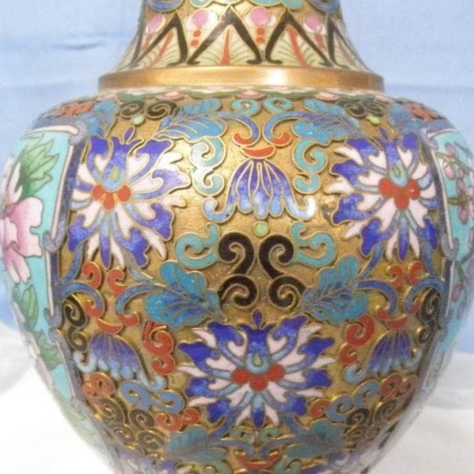 中国七宝焼き壺 #30