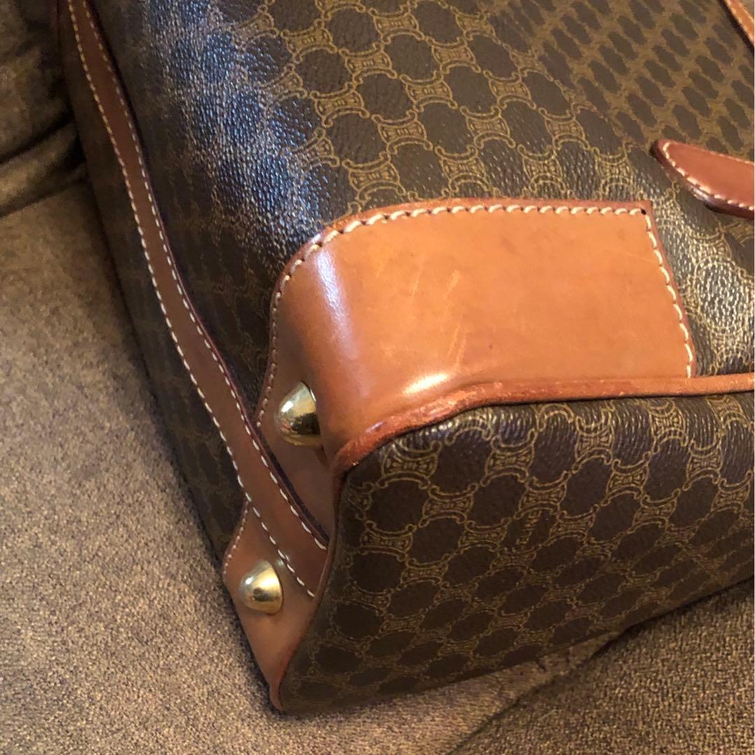 み*る様 OLD CÉLINE バッグ ミニボストン マカダム柄