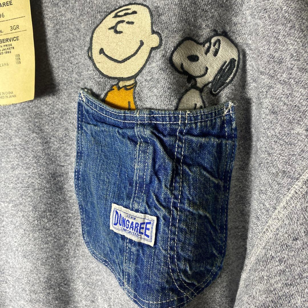 DENIM DUNGAREE デニムダンガリー SNOOPYポケットスウェット