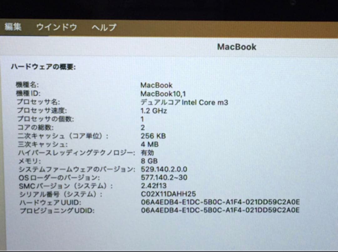 【期間限定大特価】Corem搭載 MacBook Air A1534 美品