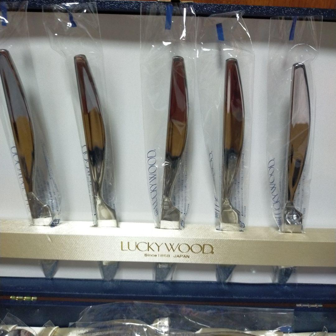ラッキーウッド LUCKYWOOD 　 カトラリーセット 25本