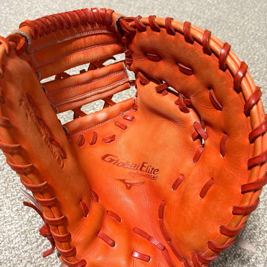 軟式用ミズノグローバルエリートファーストミット (阿部慎之助モデル)