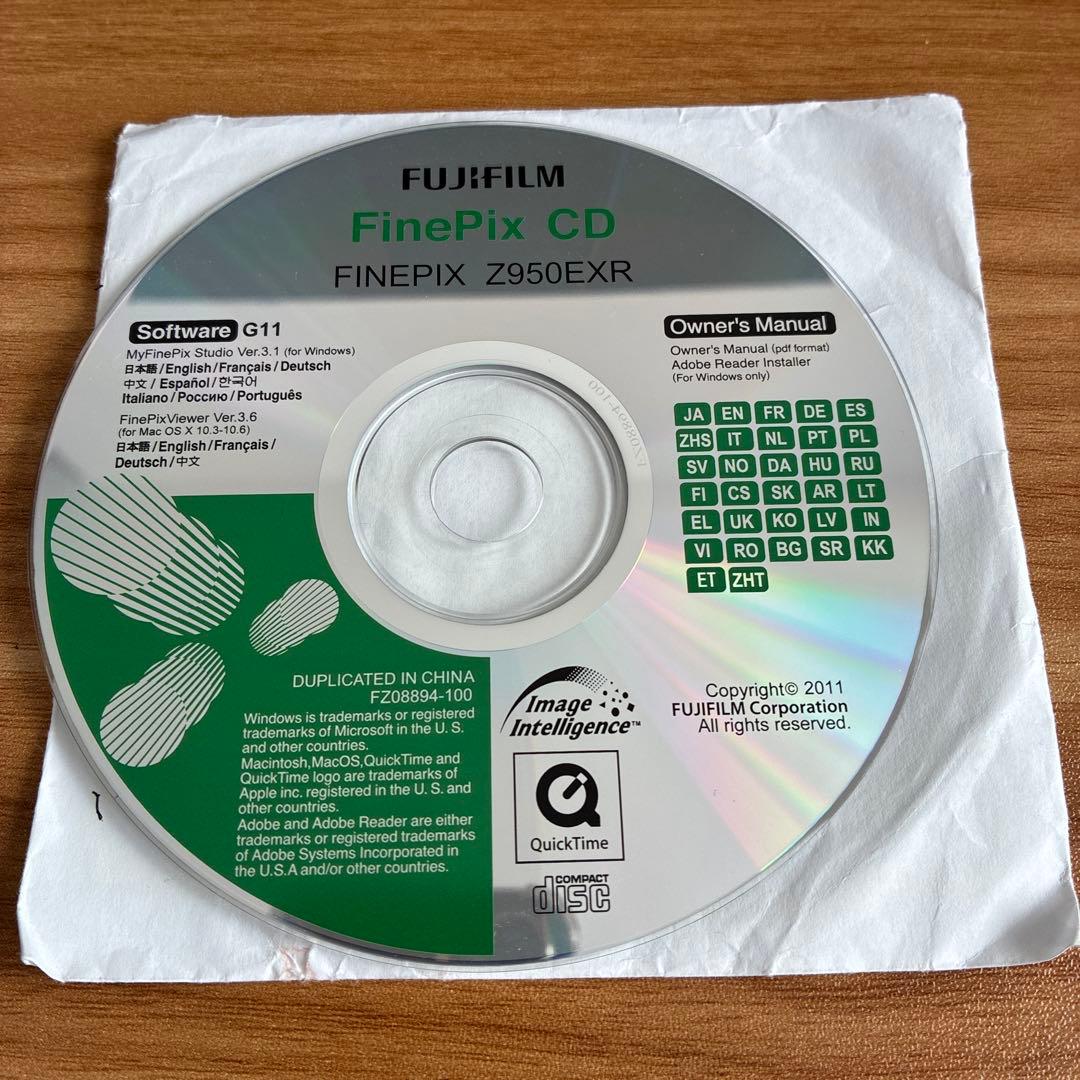 【動作確認済】FUJIFILM FINEPIX Z950EXR デジタルカメラ