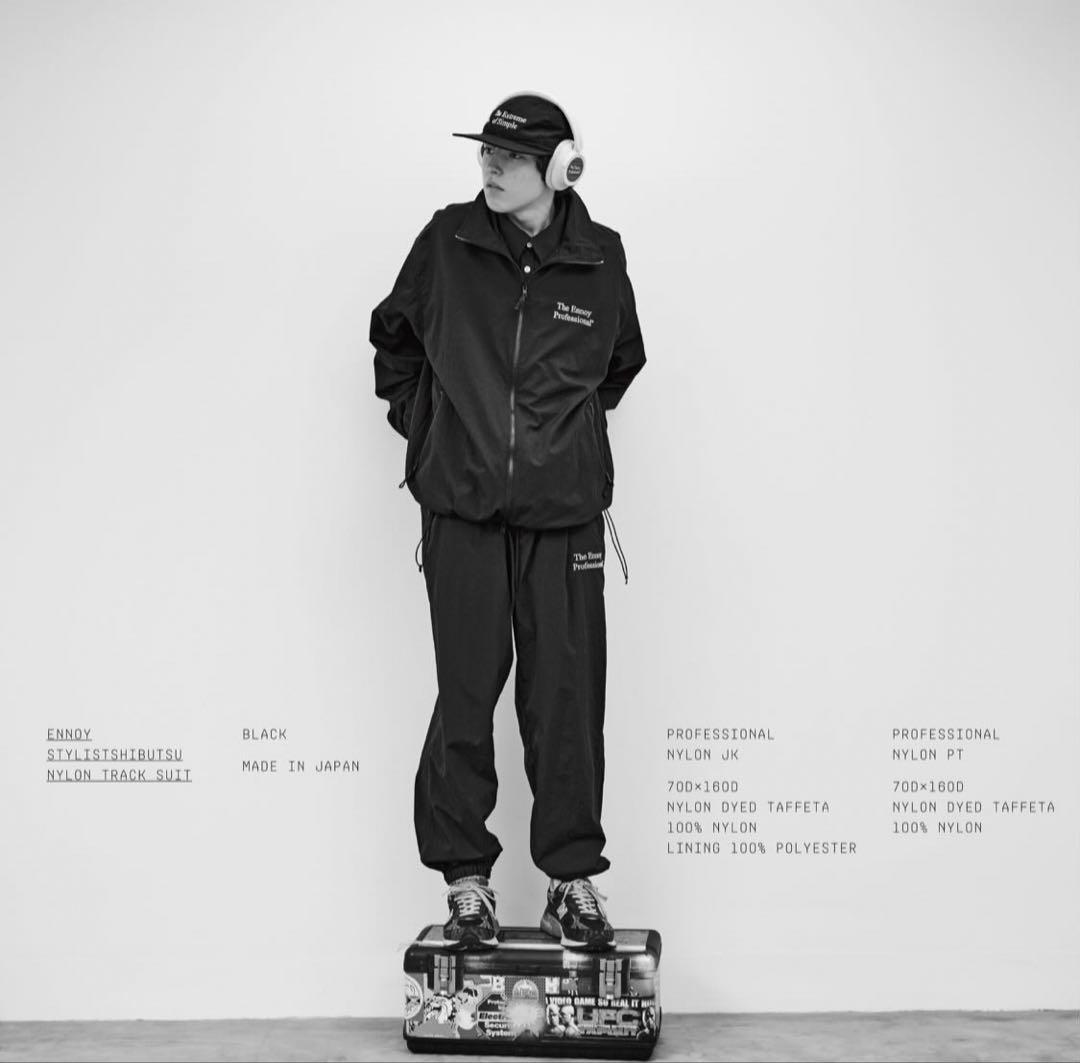 ennoy シャカシャカ NYLON TRACK SUIT セットアップ