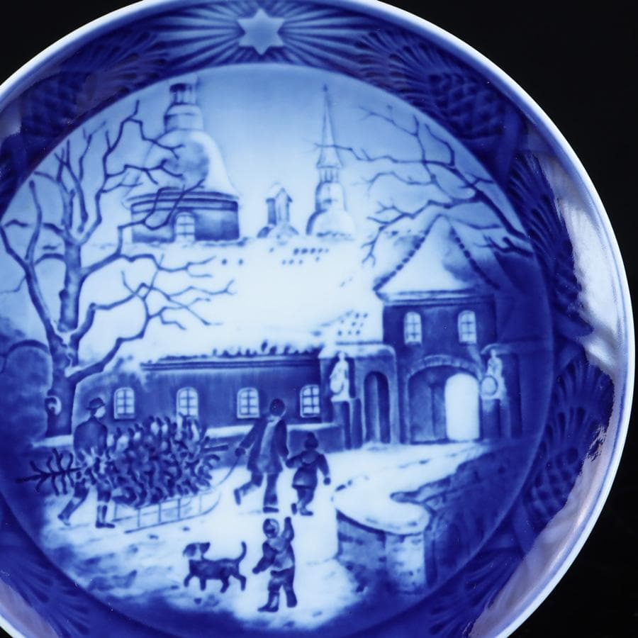 Y2549-34 ロイヤルコペンハーゲン イヤープレート 3枚セット