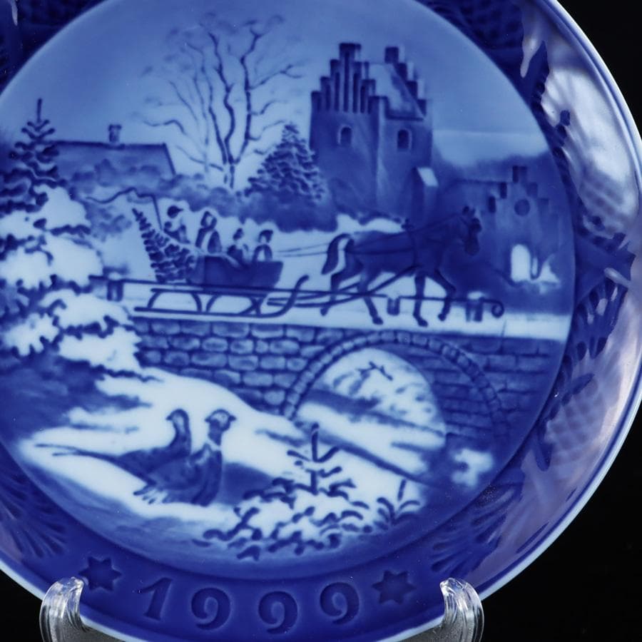 Y2549-34 ロイヤルコペンハーゲン イヤープレート 3枚セット