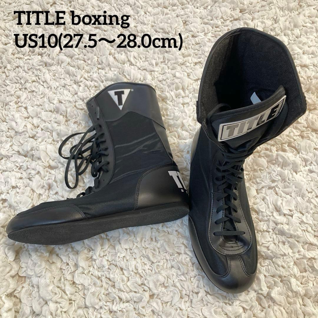 TITLEタイトル　ボクシング　ハイカットシューズ　USサイズ10 27.5