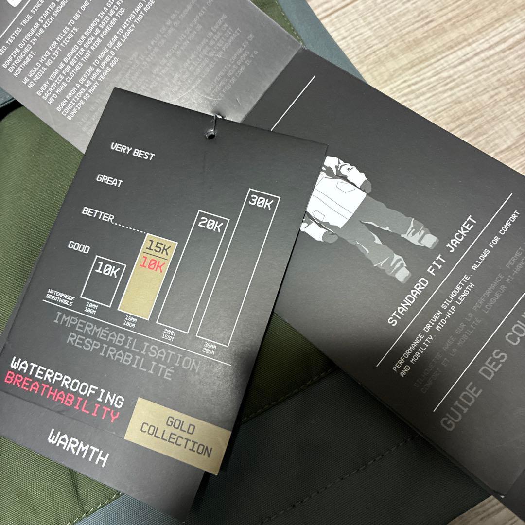 定価3.9万 ボンファイアスノーボード PITCH SHELL JACKET L