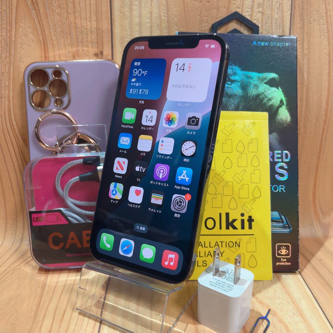 SIMフリー 本体 iPhone 12 Pro 256 GB グラファイト507