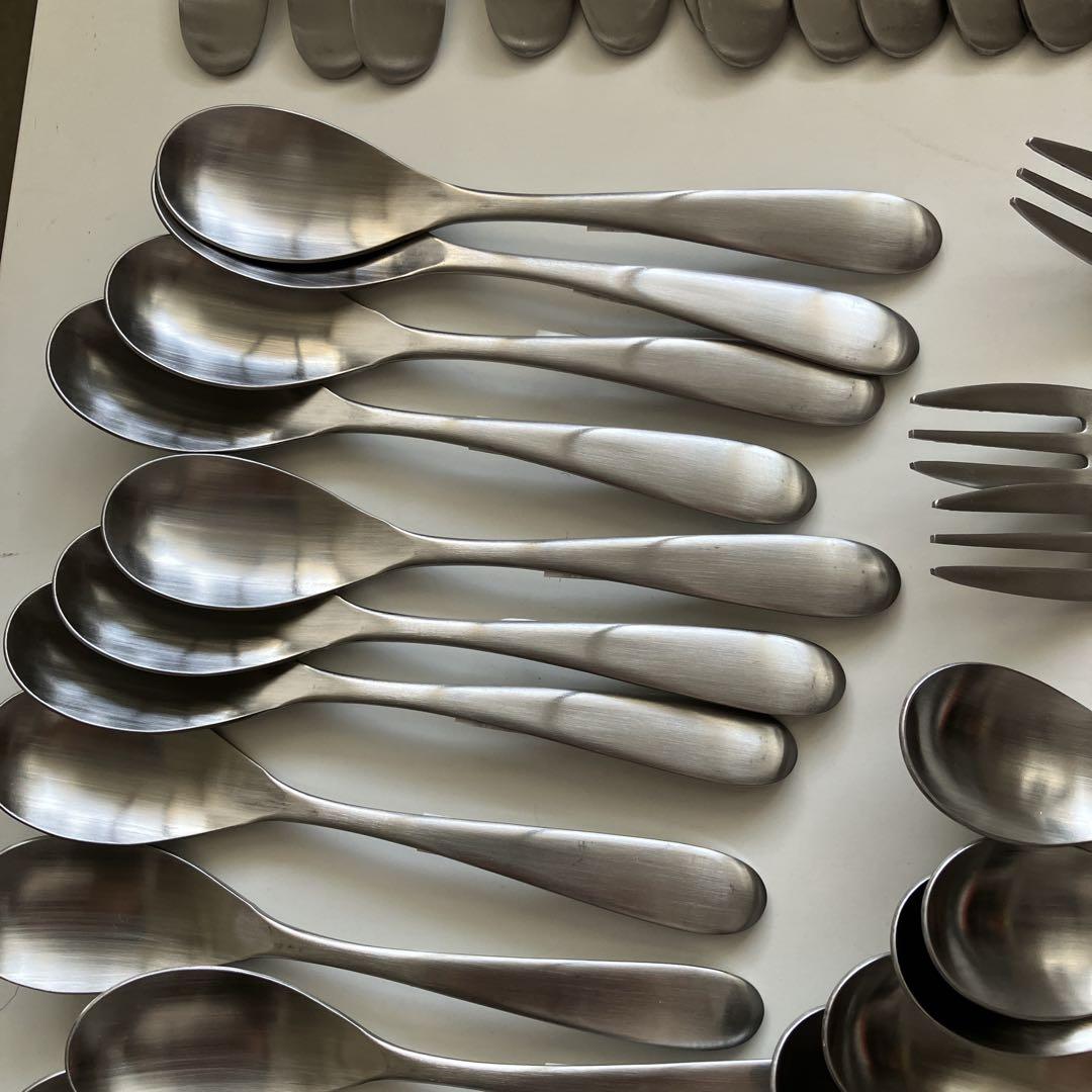 燕190 ナイフ スプーン大小 フォーク大小 レスト 各30 マドラー 10