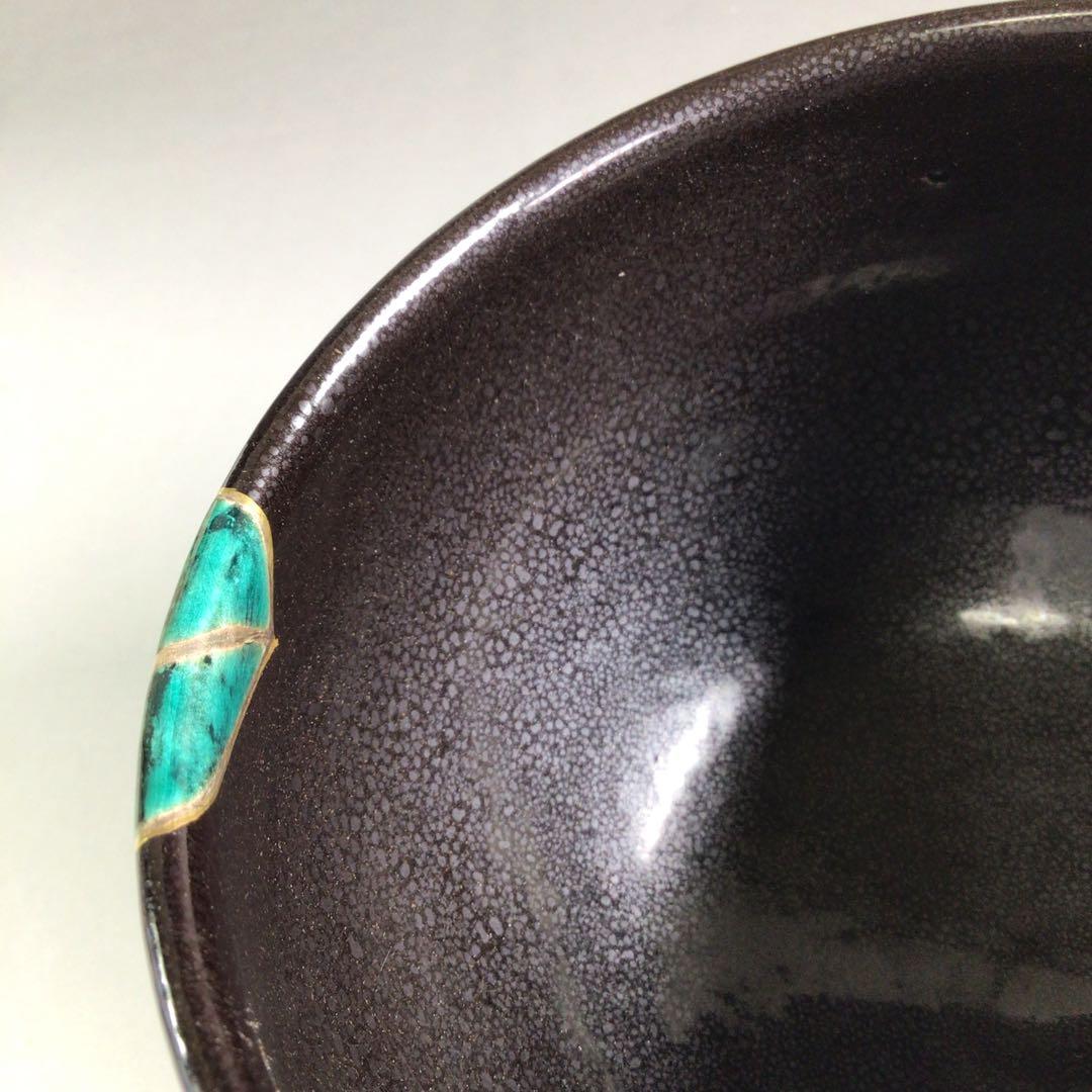 Ｒ４０２　茶碗　『中村源水造』『大徳寺　小野澤寛海箱書』『宗旦椿』　共箱　茶道具