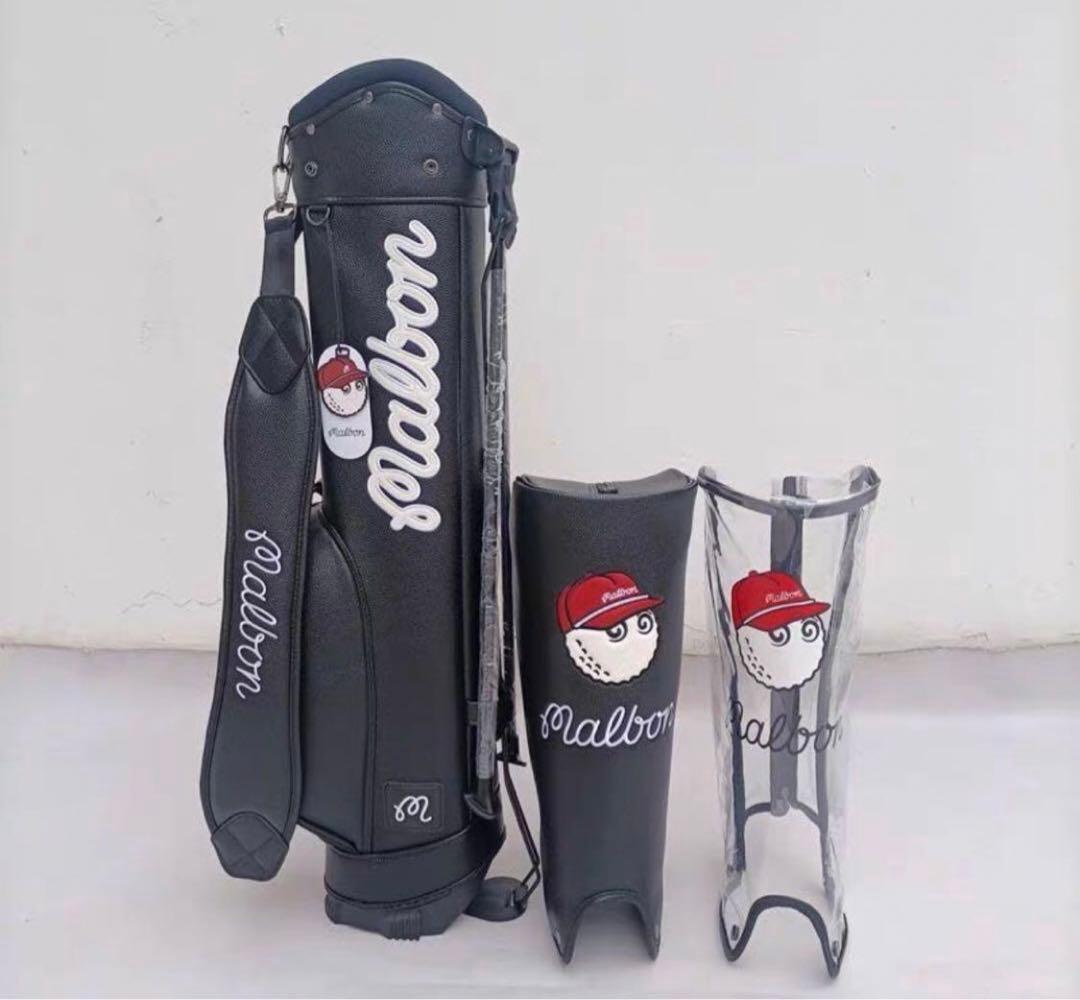 マルボン ゴルフmalbon golf キャディバッグ セルフスタンド 3分割