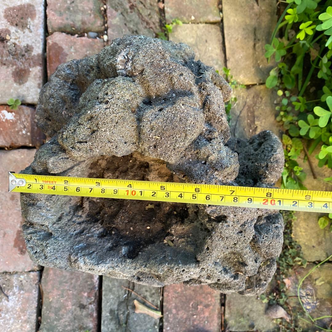 植木鉢　庭石　ロックガーデン　岩　溶岩石　オブジェ