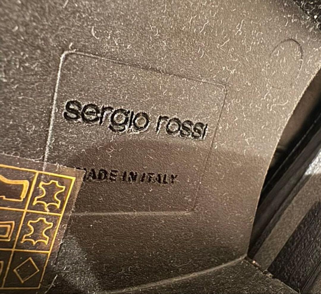 新品　Sergio Rossi セルジオ ロッシ サイドゴアブーツ　38.5