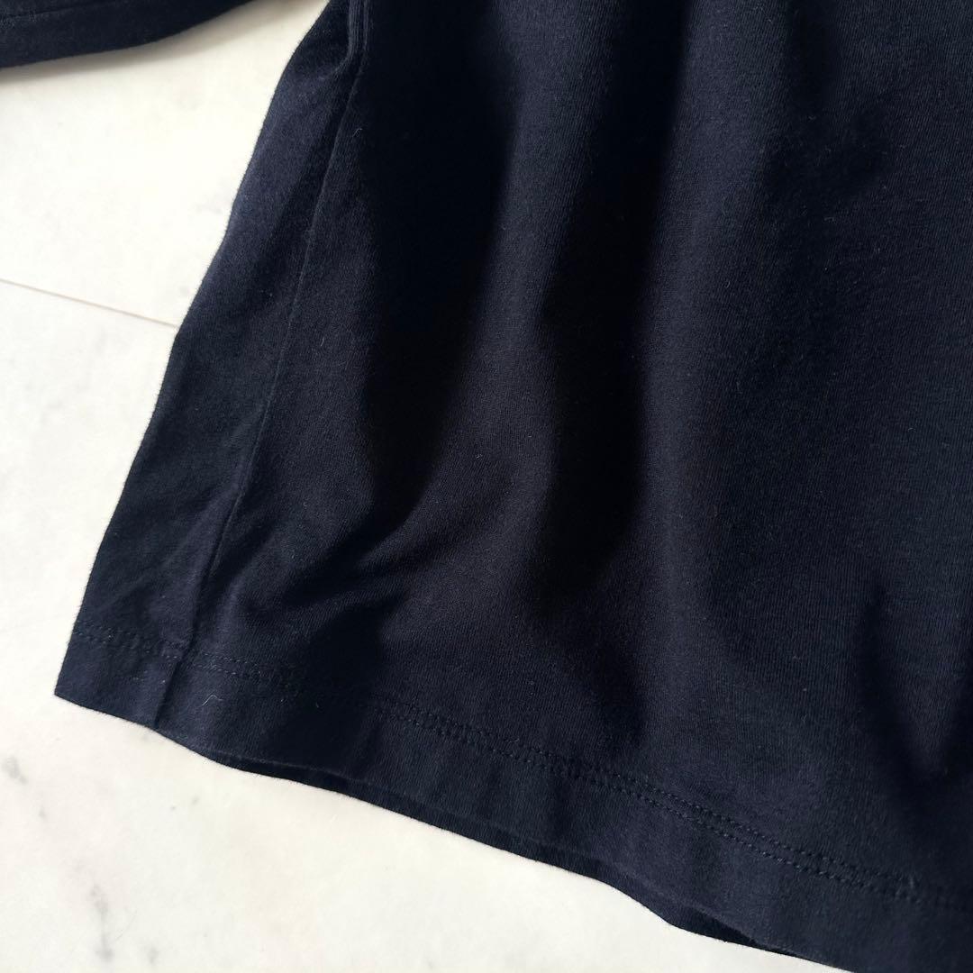 美品♪サードマガジン カットコンビ ボウタイブラウス 異素材 リボンブラウス 黒