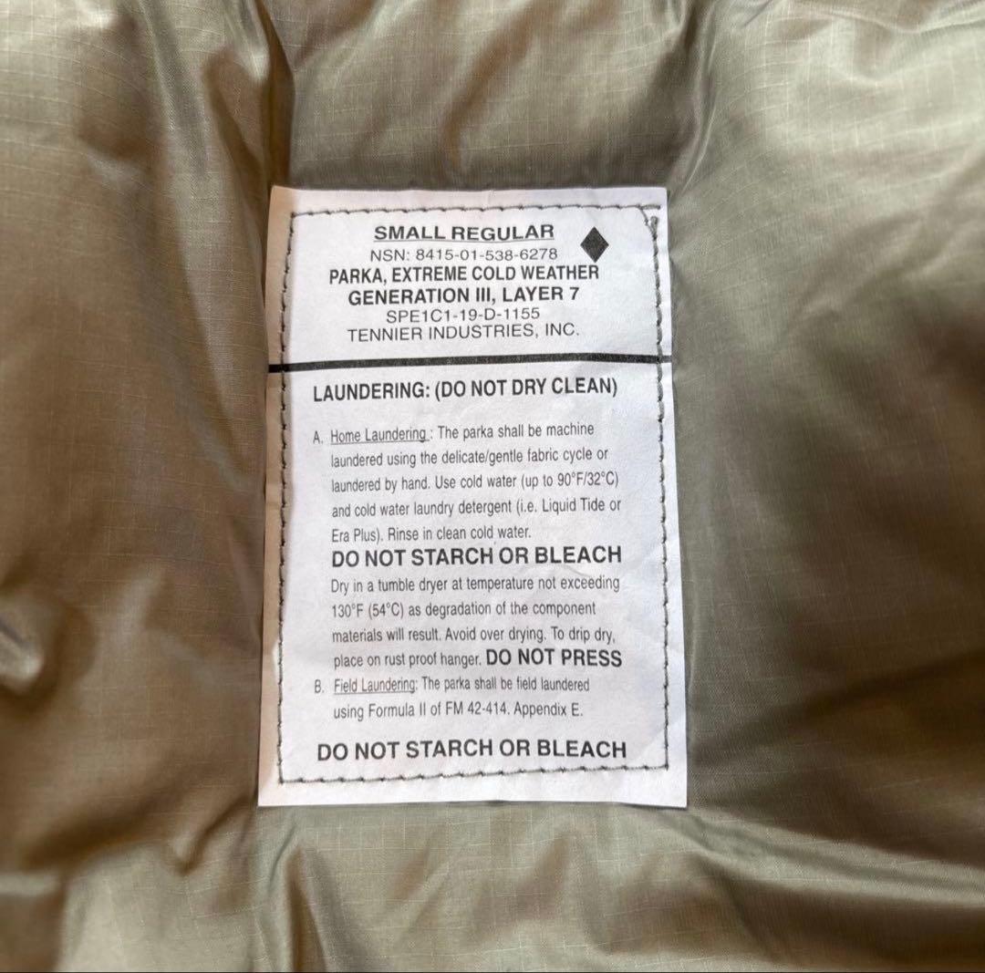 ジャケット・アウター ECWCS GENERATION III LEVEL7JACKET