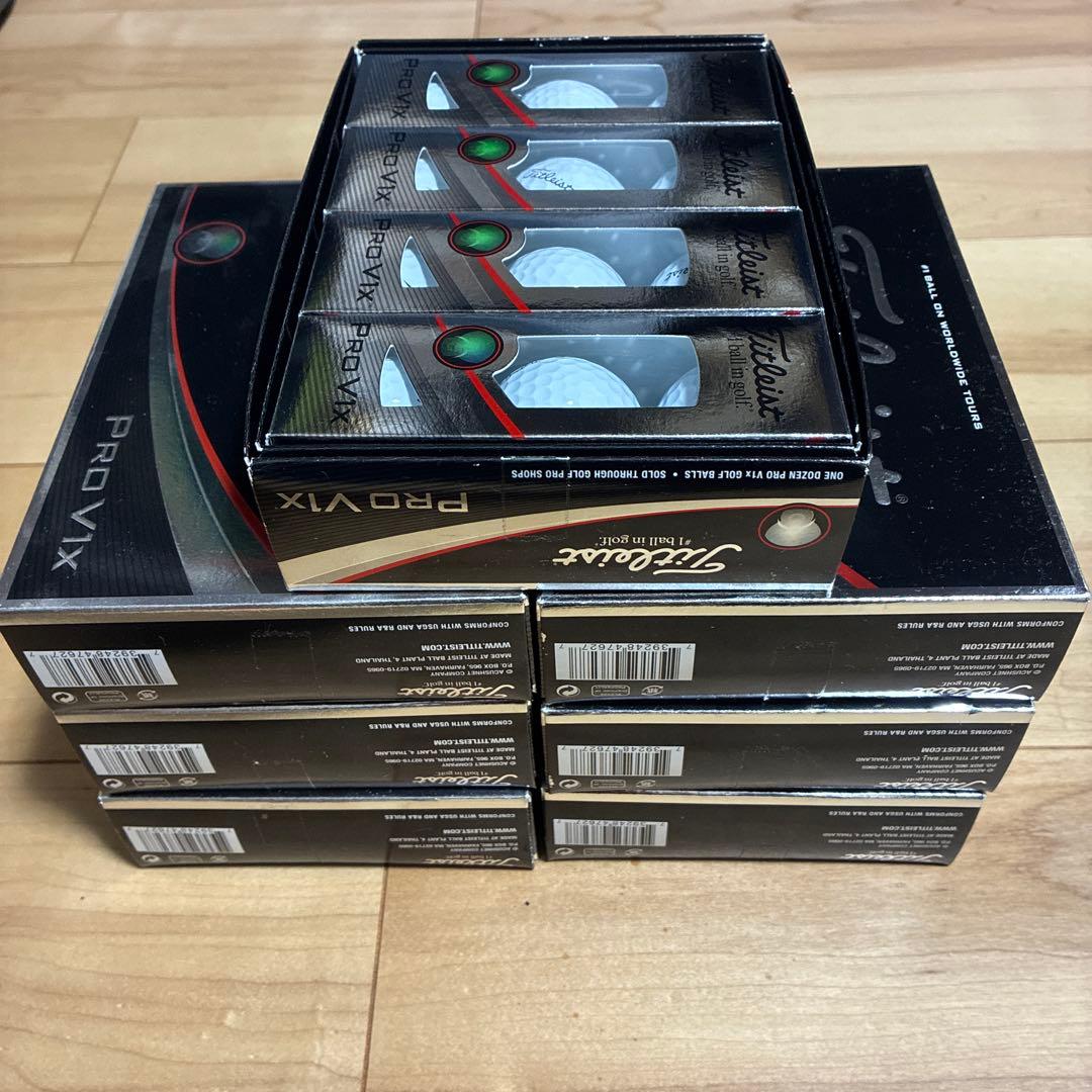 タイトリスト　プロV1X ゴルフボール　7ダース　84球