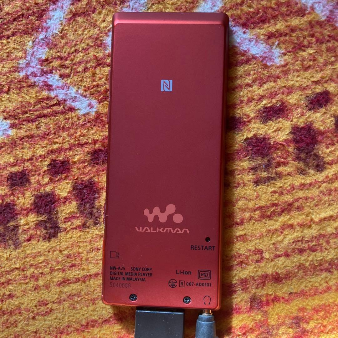 SONY ウォークマン レッド ハイレゾ対応　美品