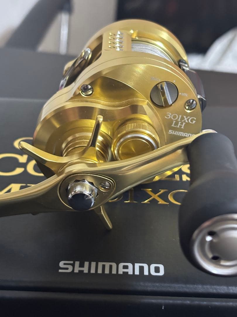 【22日まで。】シマノ　カルカッタコンクエスト301XGLH 下町スプール付き