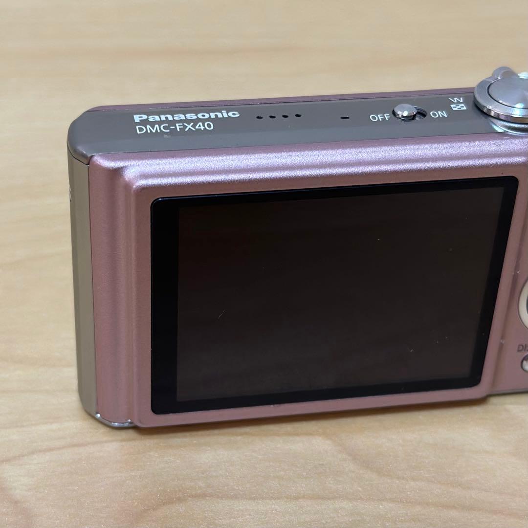 【動作品】Panasonic LUMIX DMC-FX40 ピンク 箱あり完品