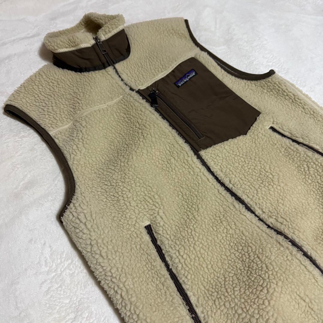 patagonia レトロX ベスト S ベージュ