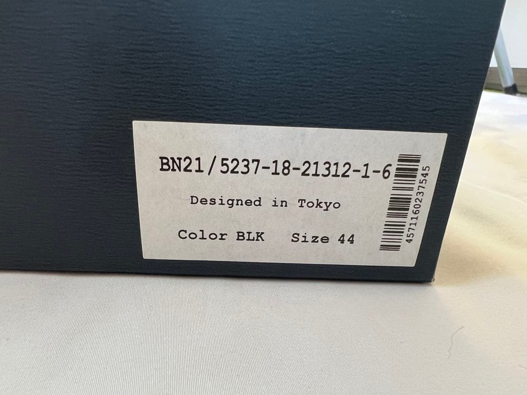 alfredoBANNISTER 別注 外羽 プレーントゥ シューズ ブラック