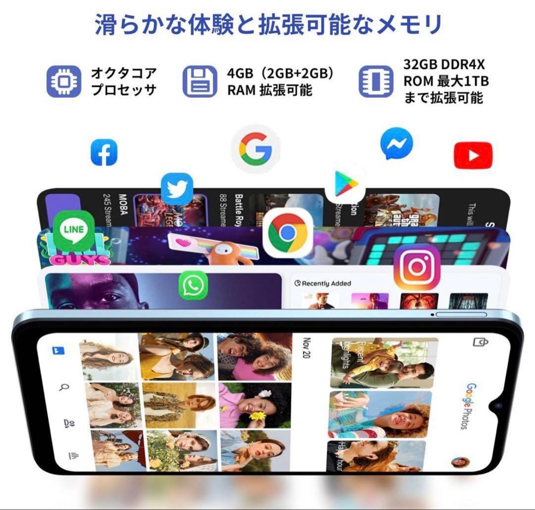 【超特価‼️新品】1点限り‼️Blackview Wave Androidスマホ