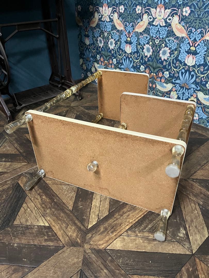 希少 気泡 花柄 レトロポップ 昭和レトロ 棚インテリア アンティーク 当時物