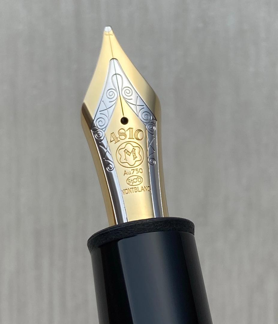 現行品 未使用に近い モンブラン 149 18K Au750 万年筆 インク付