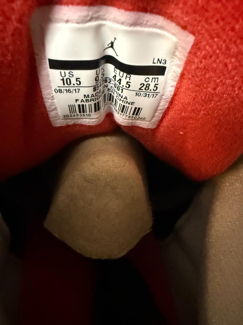 ナイキ　エアジョーダン3 レトロOGブラックセメント 2018　28.5 cm