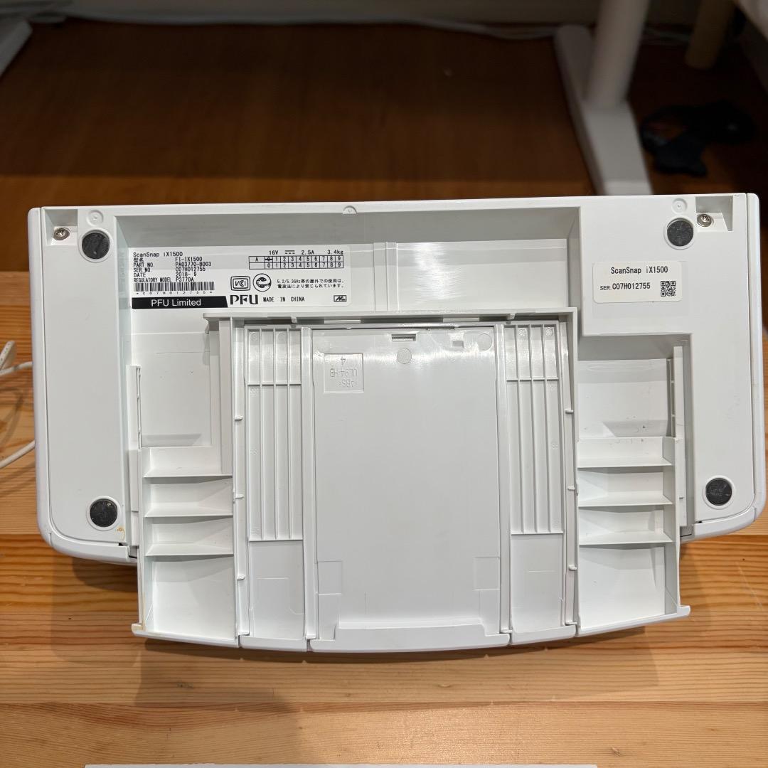 T*5様 ScanSnap ix1500 スキャン枚数 3722枚