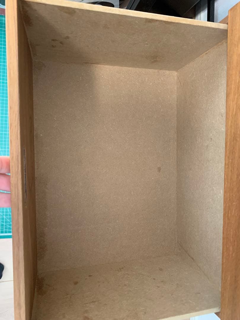 無印良品　スタッキングチェスト2個 ウォールナット材