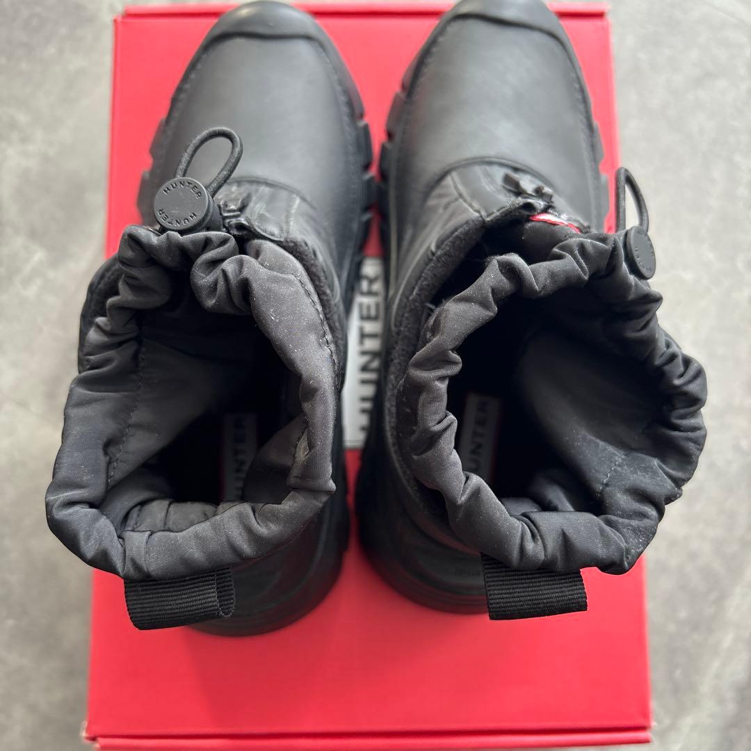 【美品】HUNTER スノーブーツ 24.0