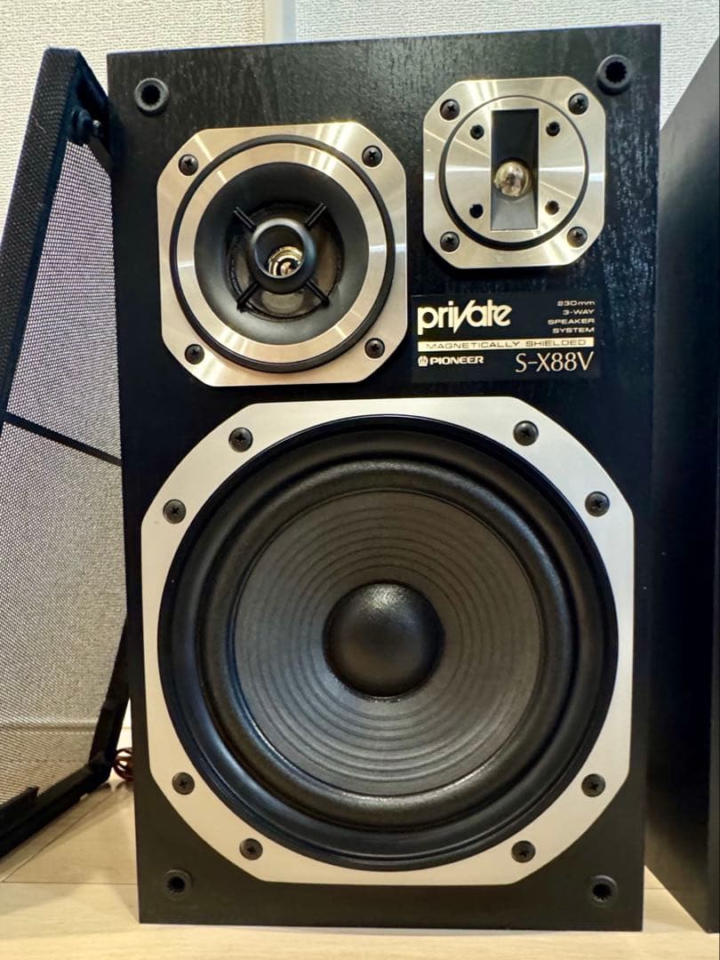 パイオニア　プライベート　s-x88v 3wayスピーカー　バブルコンポ