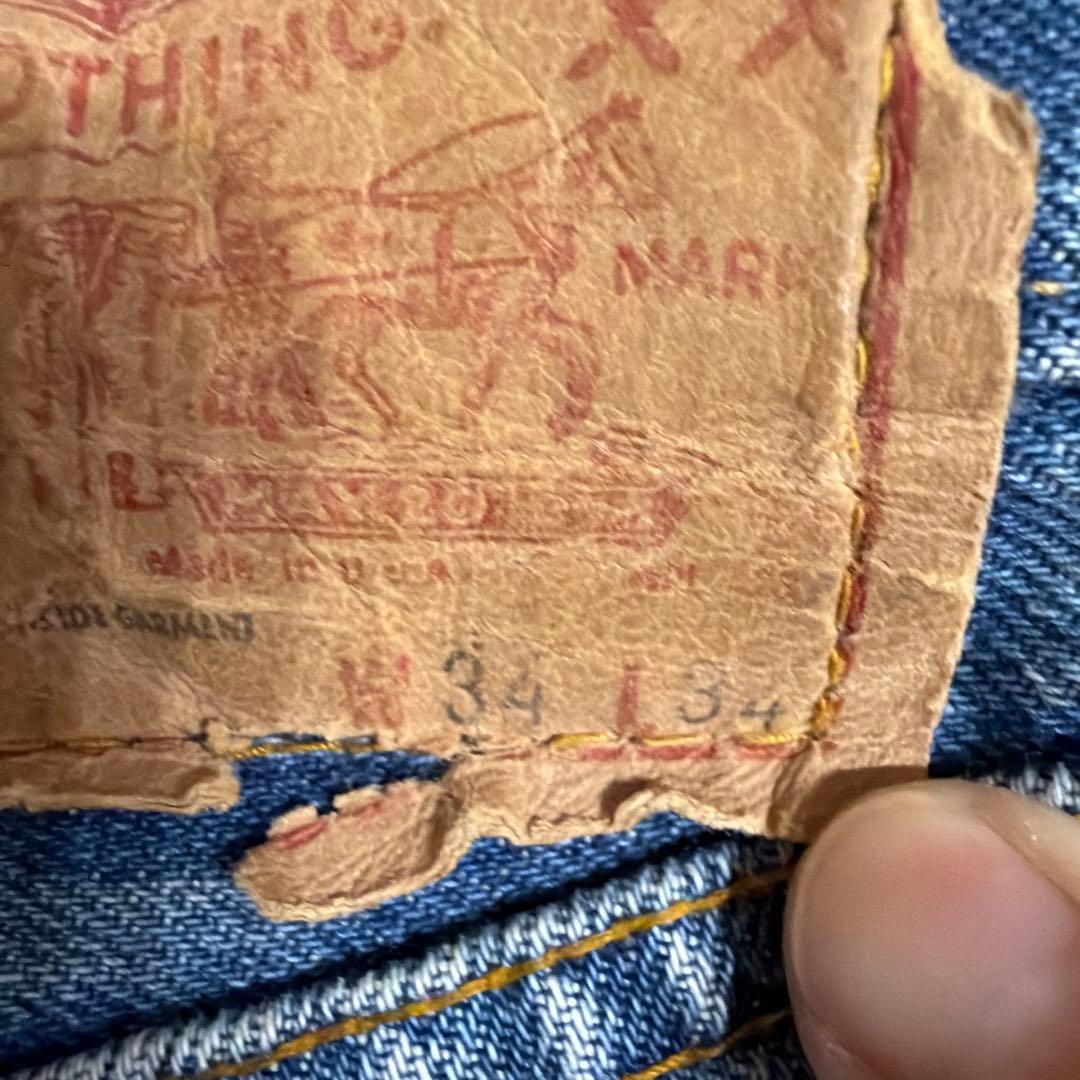 Levis 501 66後期 W34L34 ヴィンテージ 赤耳 70s