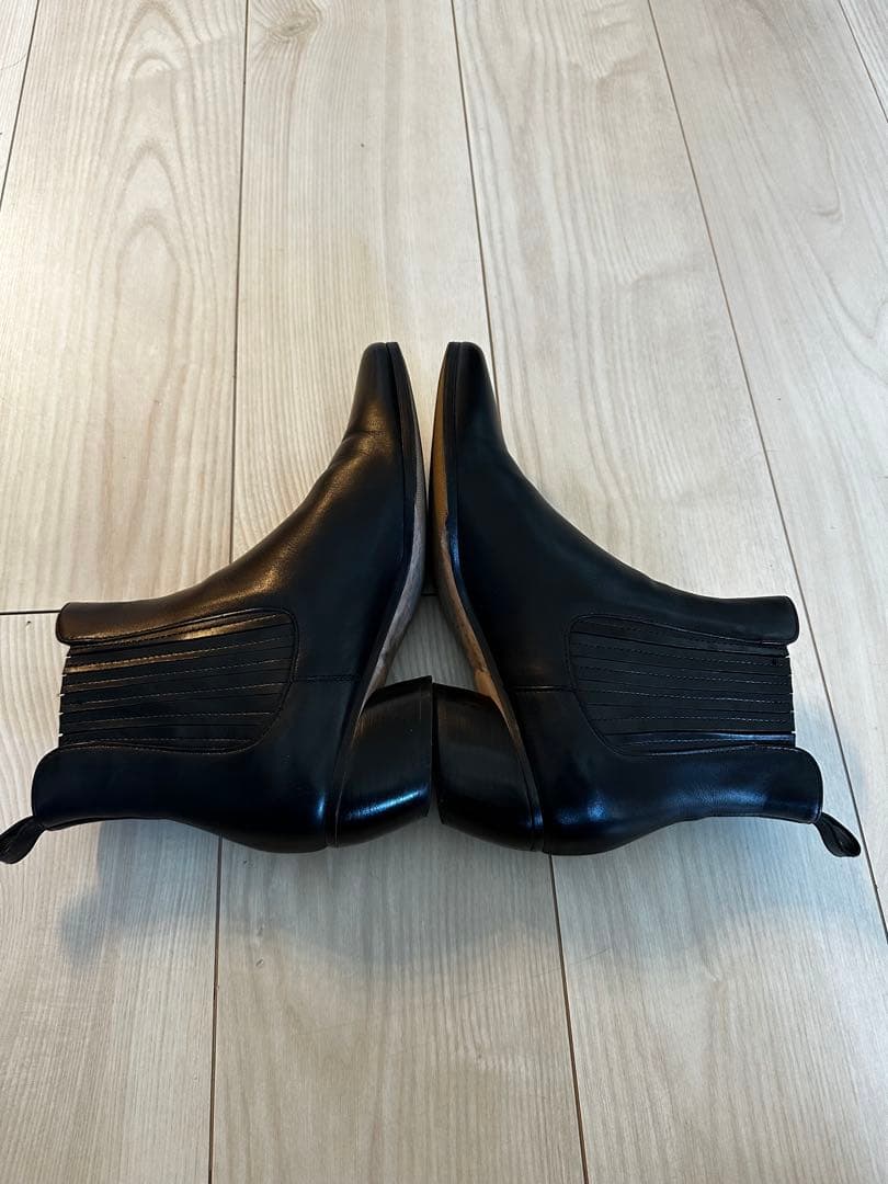 美品 PELLICO ペリーコ サイドゴアブーツ ブーティ36 レザー 黒 23