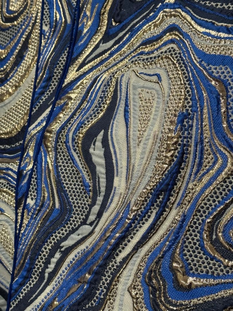 大人兵児帯【オーシャン】【スノーホワイトプラチナシルバー】セット