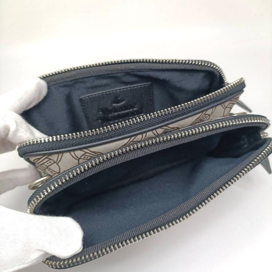 完売品　Viviennewestwood　総オーブ　ダブルポケット　ショルダー