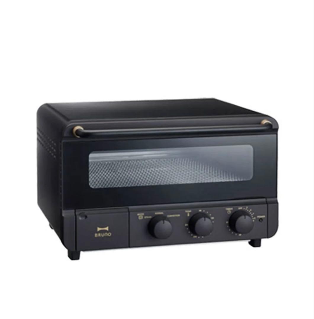 BRUNOスチーム＆ベイク トースター ブルーノ BOE067-BK ブラック