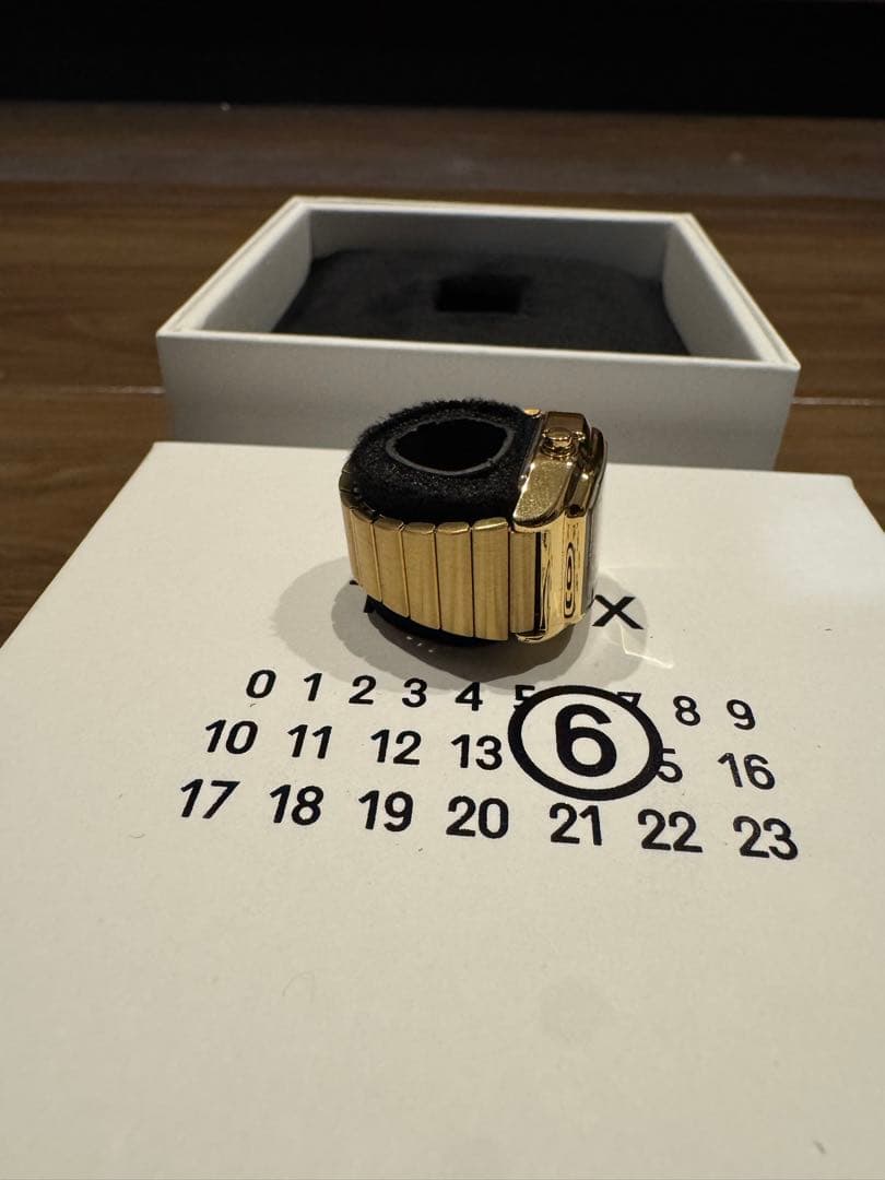 Timex×mm6 コラボ ウォッチリング ゴールド S/M T80