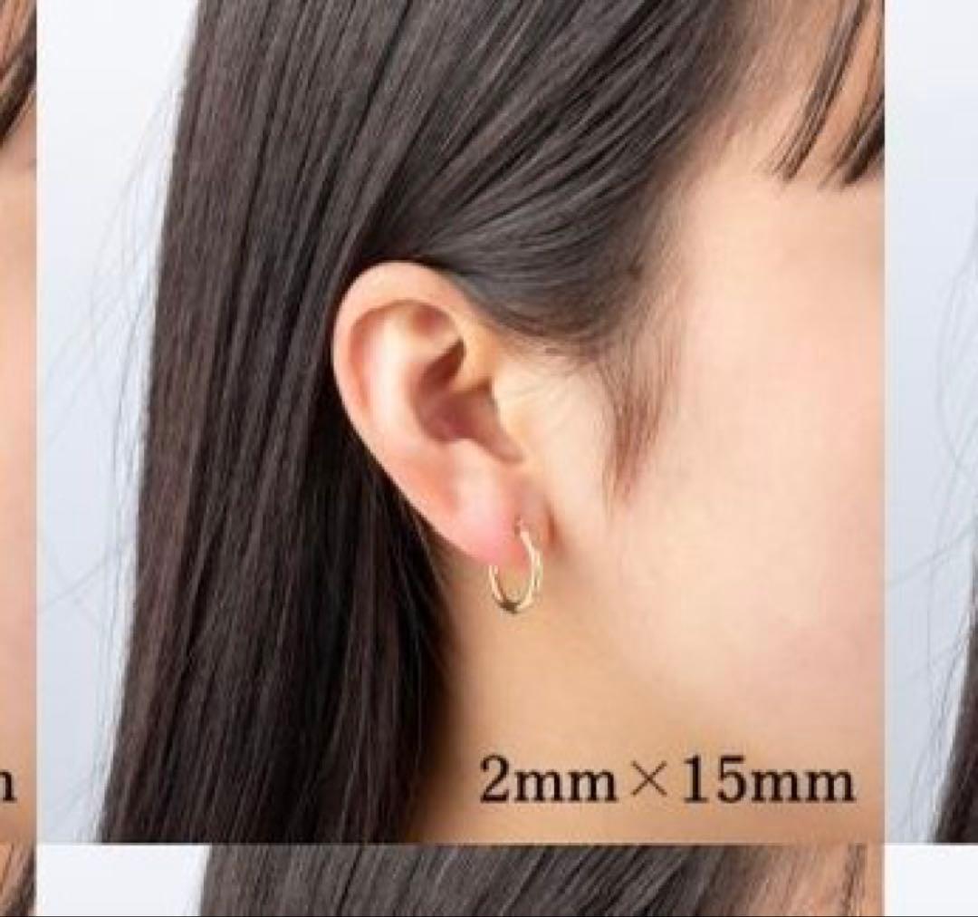 k18フープピアス