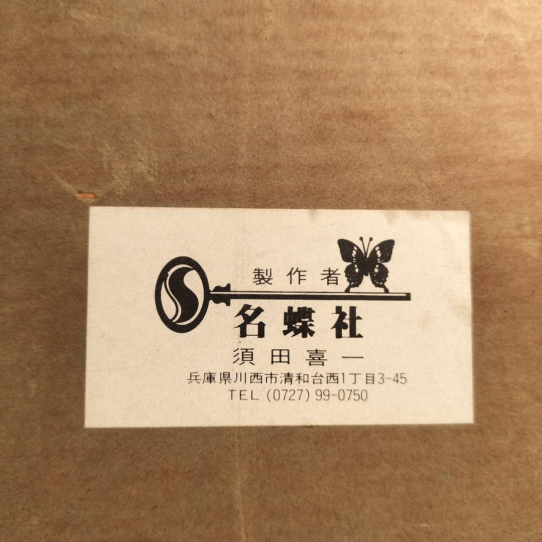 ヴィンテージアート 蝶の標本 モルフォ蝶