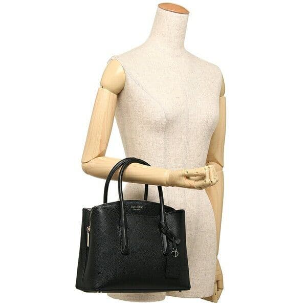 【美品】kate spade ケイトスペード　マルゴー　2way　レザー　黒