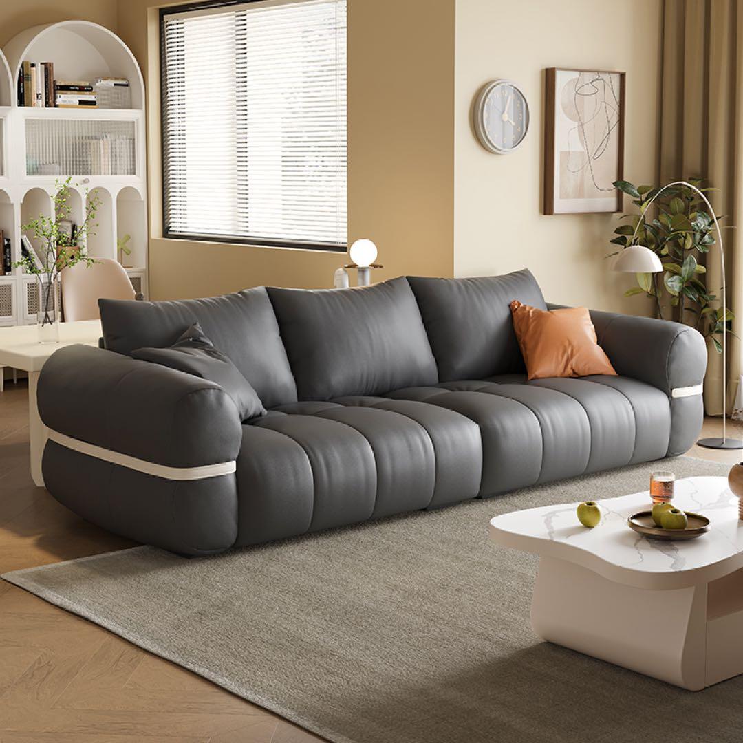 モダンデザイン 合成皮革ソファ 2人掛け・3人掛けソファ