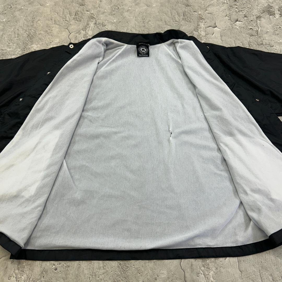 キ*い様 USA製　THRASHER　五芒星　長袖　コーチジャケット　古着　ブラ