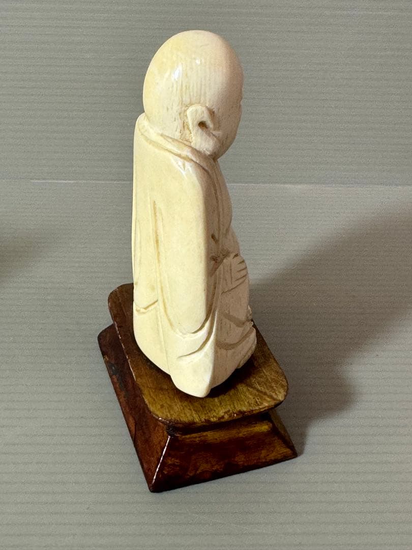 2733 根付　置物　2客　骨董品　古美術　布袋　仏像 七福神