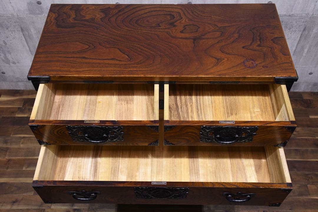 AFC49 伝統工芸 岩谷堂箪笥 No.17 3.5尺 整理箪笥 45.8万