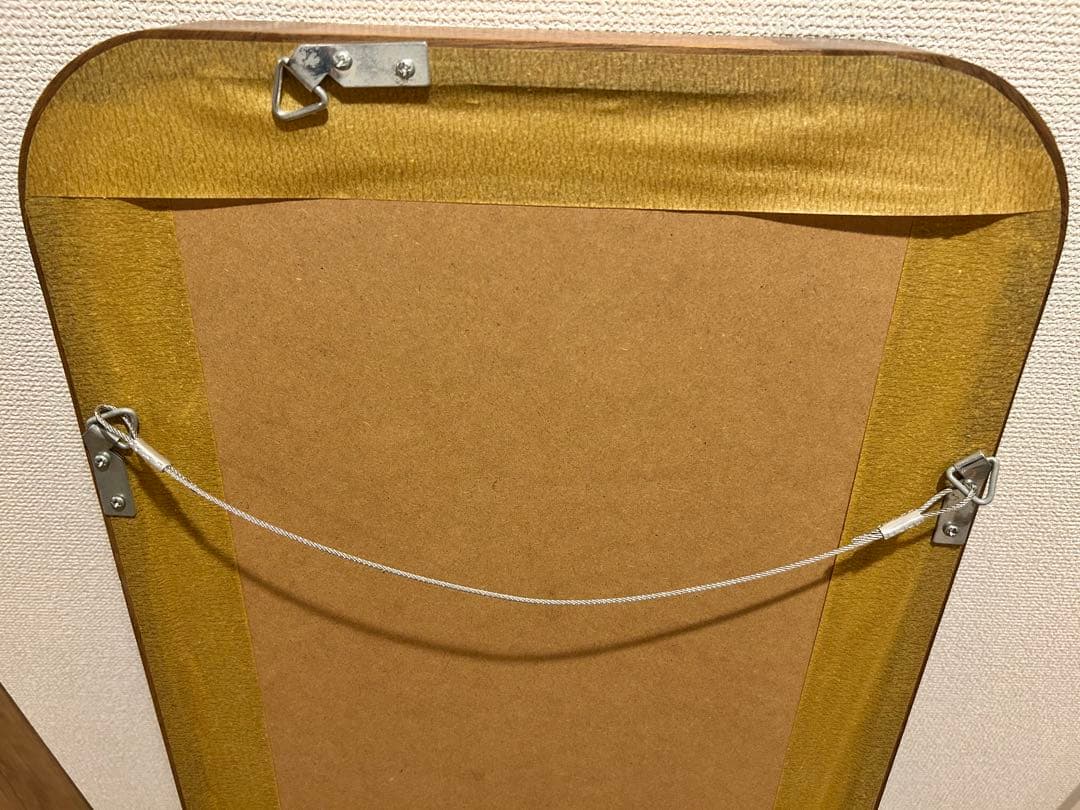 kurveレクタングルミラー ブラウン